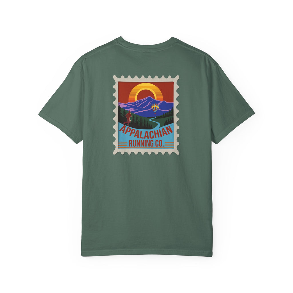Charlottesville Postage Stamp Unisex Garment-Dyed T-shirt