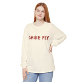 Shoe Fly “Merry & Bright” Comfort Colors Long-sleeve Tee