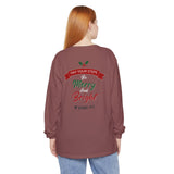 Shoe Fly “Merry & Bright” Comfort Colors Long-sleeve Tee