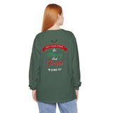 Shoe Fly “Merry & Bright” Comfort Colors Long-sleeve Tee
