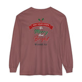 Shoe Fly “Merry & Bright” Comfort Colors Long-sleeve Tee