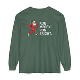 Run Merry & Bright Comfort Colors Long-sleeve Tee