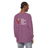 Run Merry & Bright Comfort Colors Long-sleeve Tee