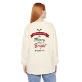 Shoe Fly “Merry & Bright” Comfort Colors Long-sleeve Tee