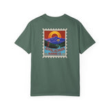 Charlottesville Postage Stamp Unisex Garment-Dyed T-shirt