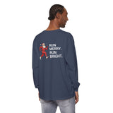 Run Merry & Bright Comfort Colors Long-sleeve Tee