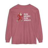 Run Merry & Bright Comfort Colors Long-sleeve Tee